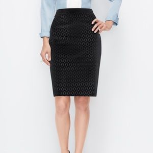 Ann Taylor Faux Leather Pencil Skirt